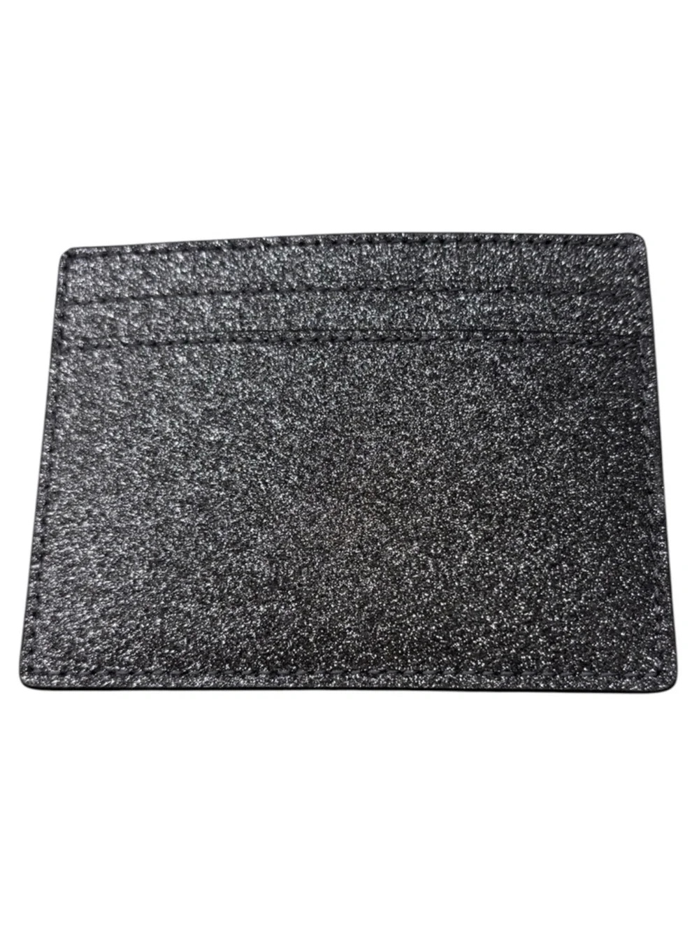 kate spade Kenzie slim silver glitter card holder NWT in box - Picture 3 of 4